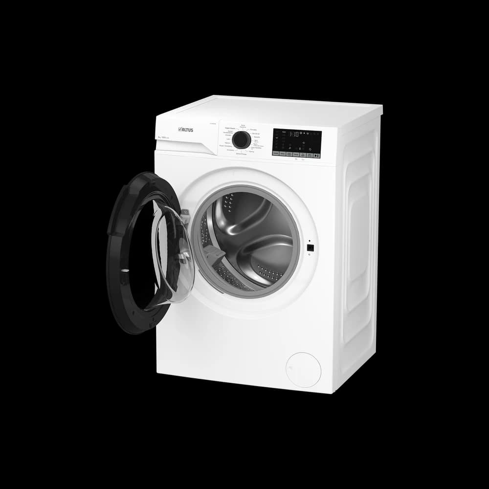 Altus AL CM 81050 Çamaşır Makinesi (8 kg - 1000 Devir - Inverter Motor - Beyaz Pano / Siyah Kapak) ürün görseli 2