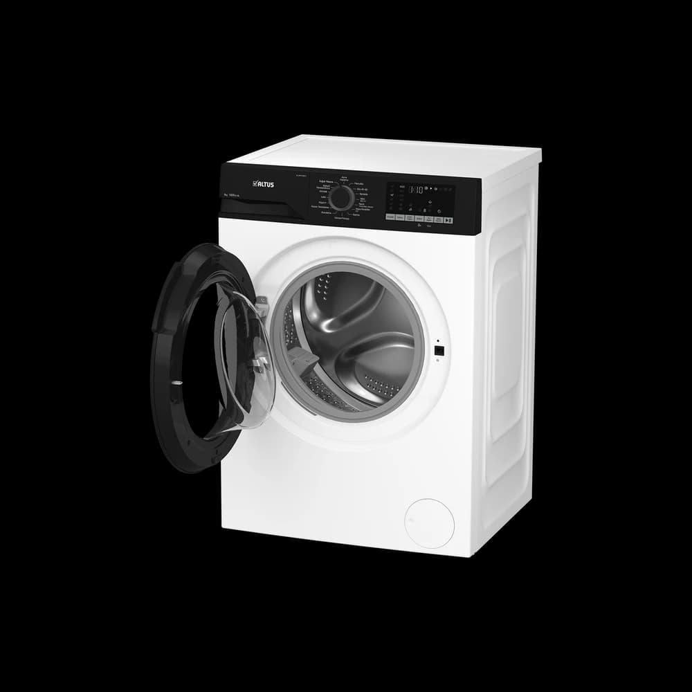 Altus AL CM 91050 D Çamaşır Makinesi (9 kg - 1000 Devir - Inverter Motor - Siyah Pano / Siyah Kapak / Door Cover) ürün görseli 2