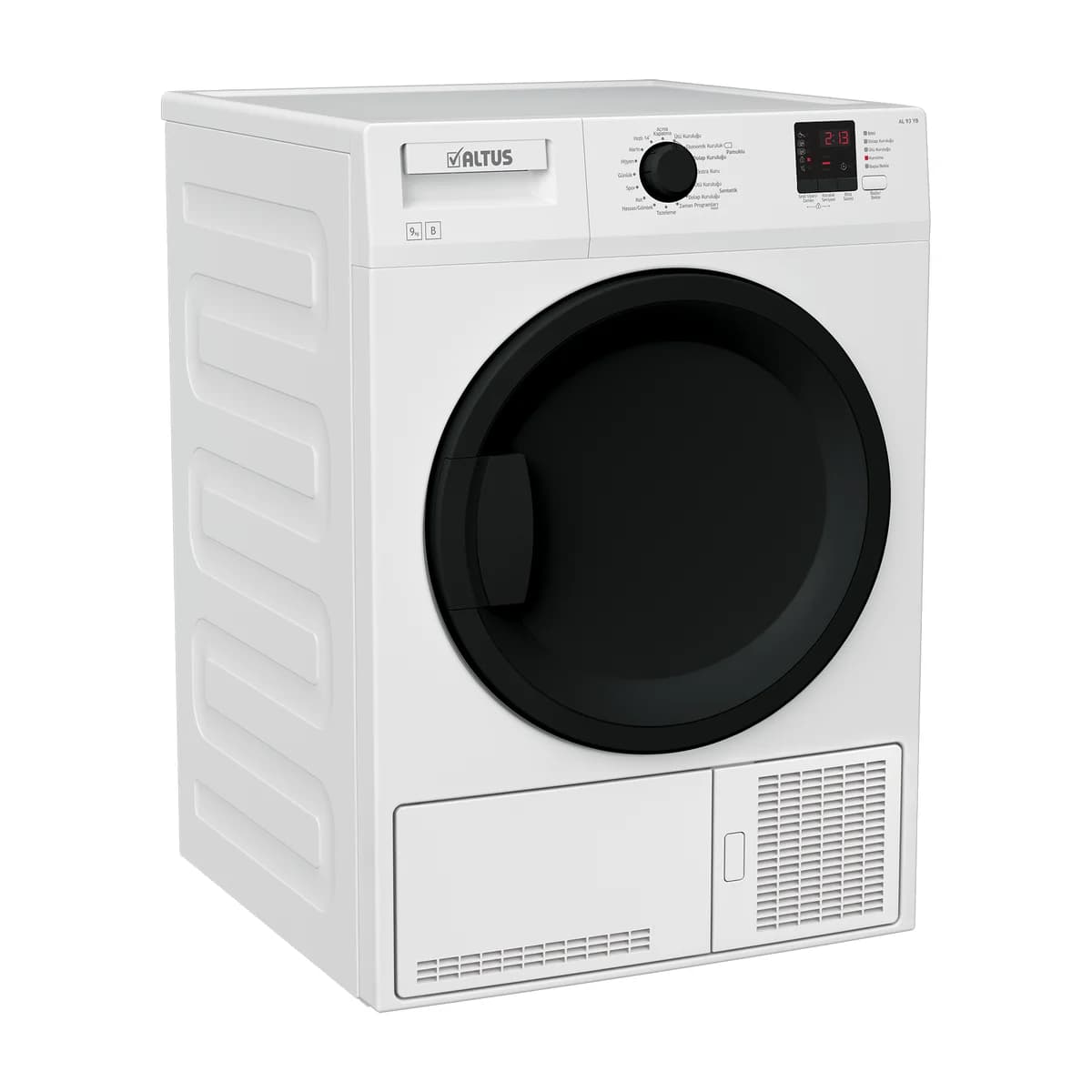 Altus AL 93 YB Yoğuşturmalı Kurutma Makinesi (9 kg / 15 Program / Beyaz) ürün görseli 2
