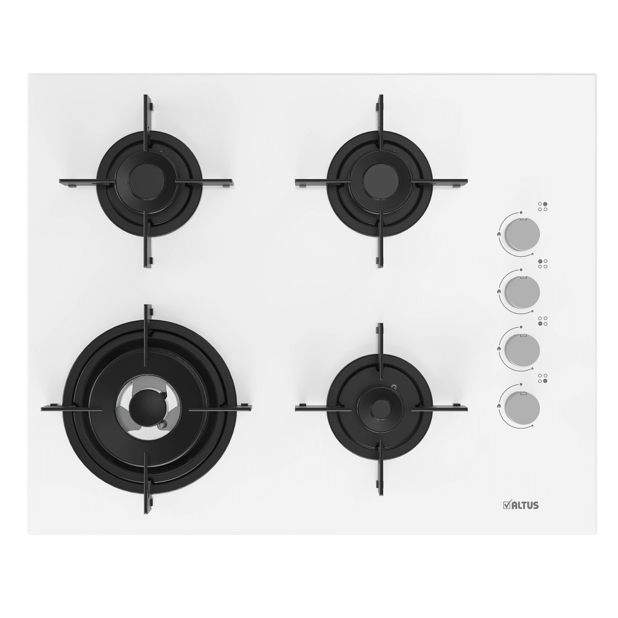Altus ALA 189 DW Ankastre Beyaz Cam Ocak