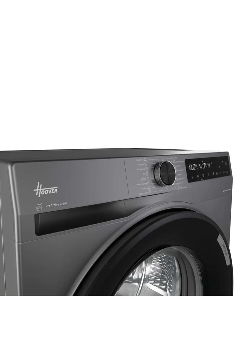 Hoover HBR 410BL10G-17 10 kg 1400 Devir Çamaşır Makinesi (Gri) ürün görseli 3